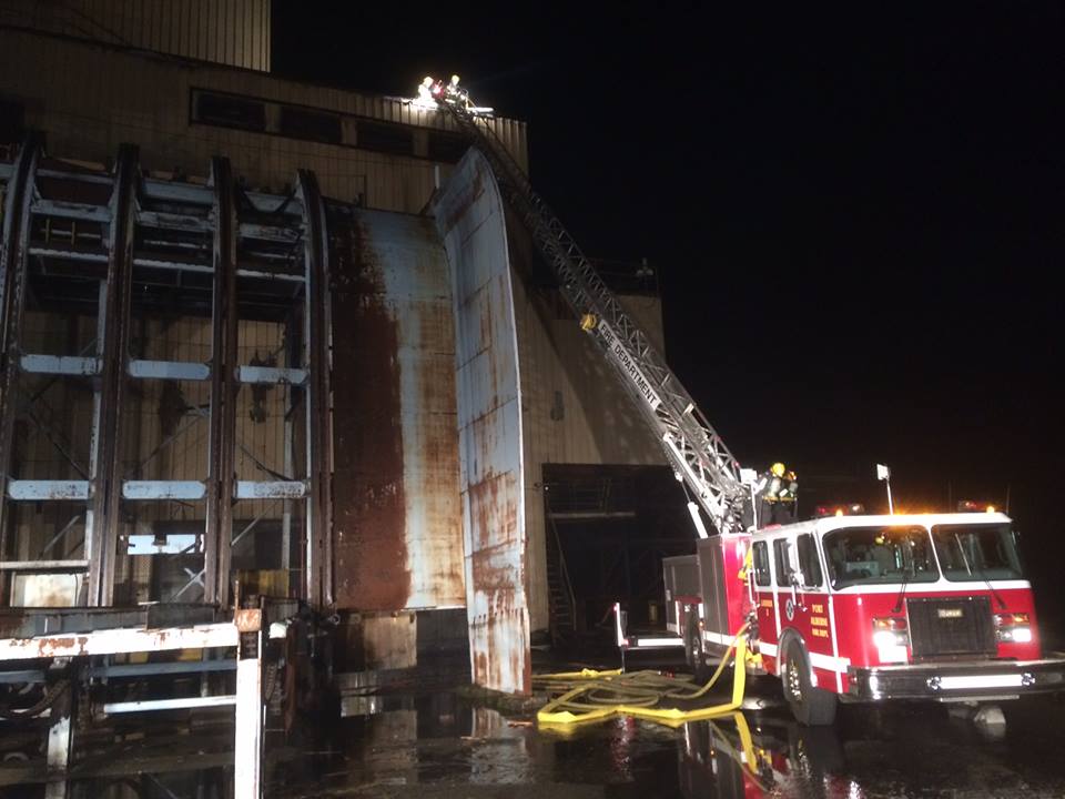 UPDATE: Fire at WFP’s Port Alberni sawmill