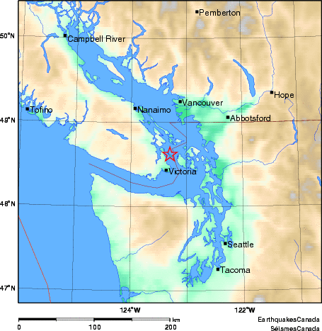 4.3 magnitude earthquake rattles Vancouver Island