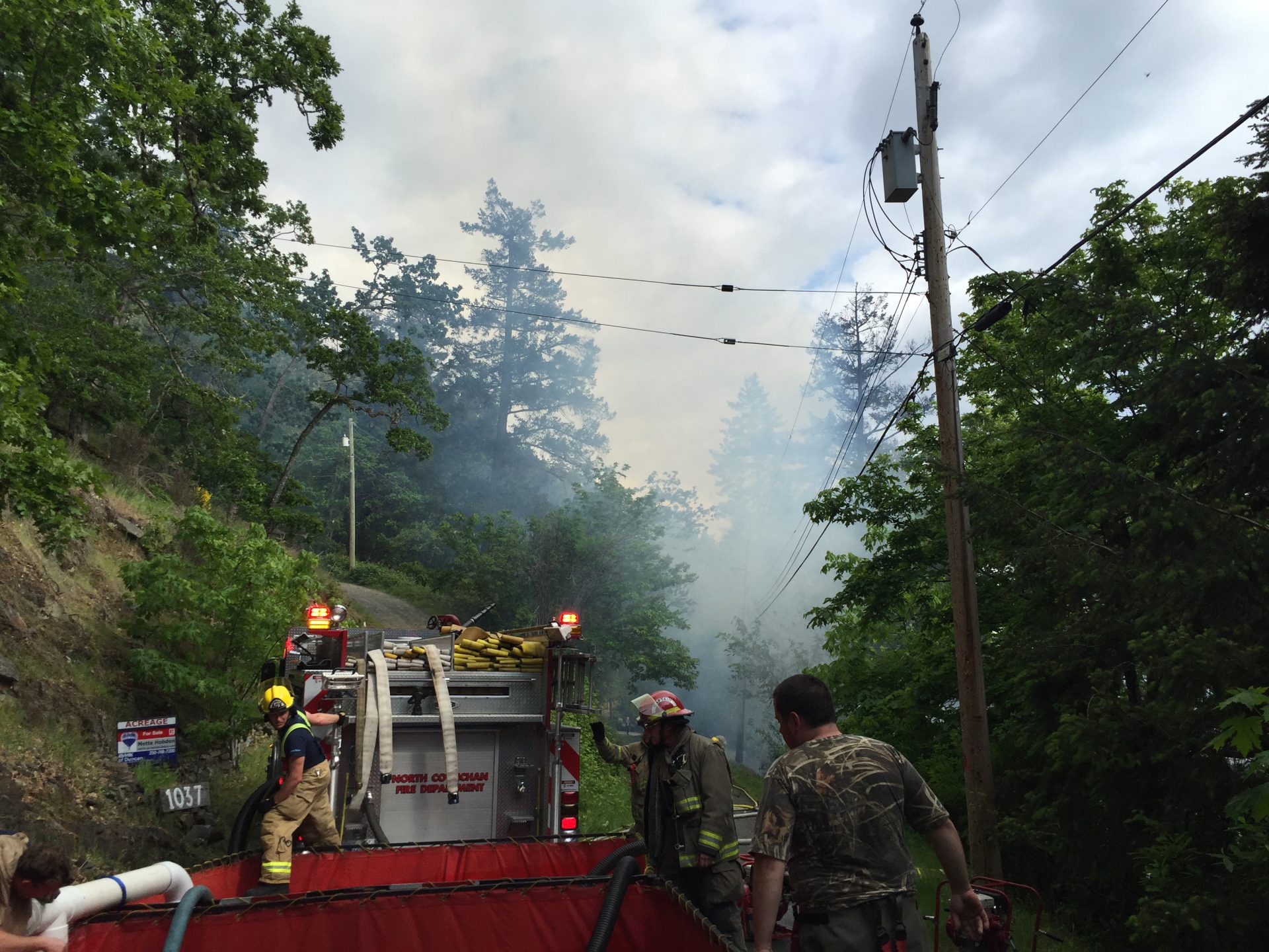 Fire Destroys Duncan Home & Spreads to Two Others