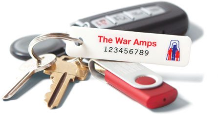 War Amps Key Tag Campaign Underway