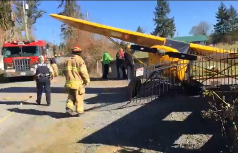 No One Injured In Plane Crash