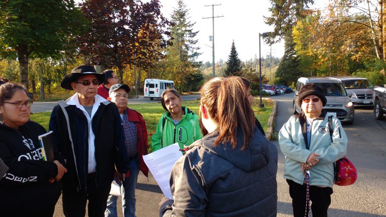 Protesters Descend on Cowichan Tribes Office