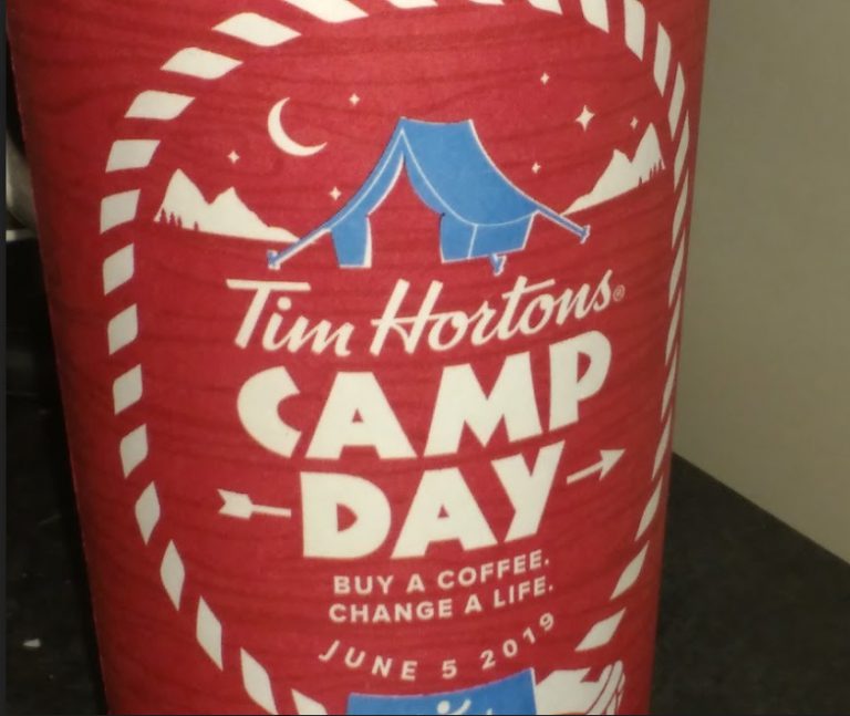 Camp Day at Tim Hortons