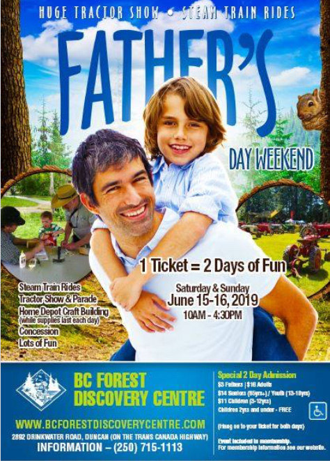 Father’s Day at the BC Forest Discovery Centre