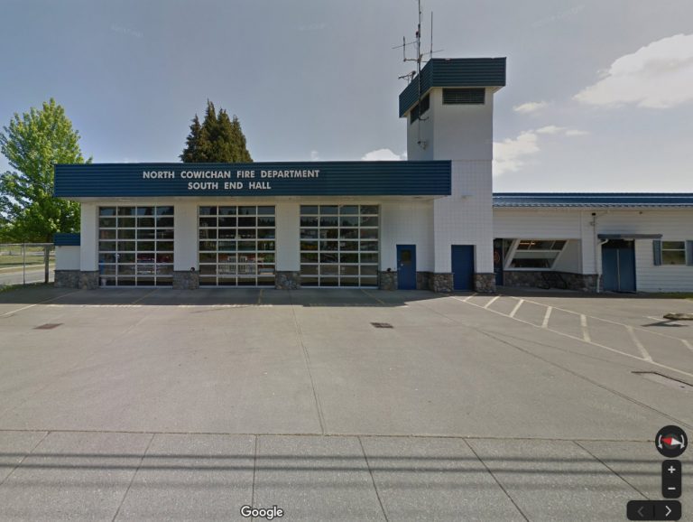 North Cowichan Fire Hall Responds to Intense Fire