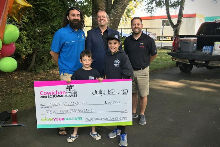 Town of Ladysmith Receives Legacy Funding