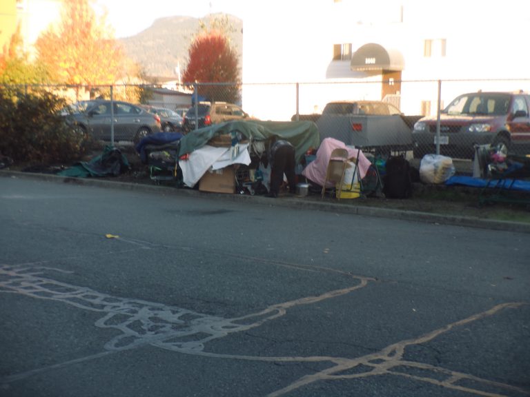 Homeless Camp on Lewis Street Removed