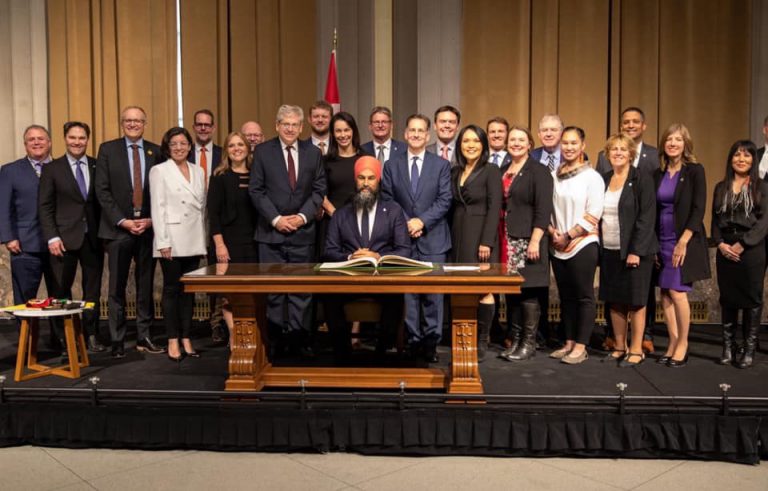 MacGregor, Part of Swearing-In Ceremony in Ottawa