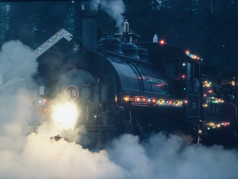 Ride Back to the Days of Steam Trains on the Christmas Express