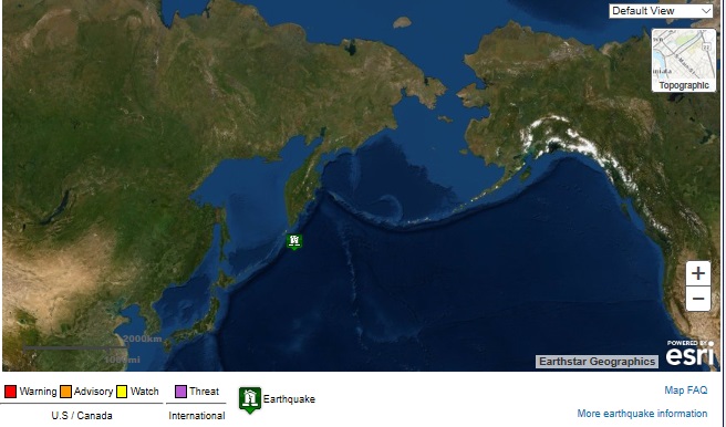 Russian Earthquake Causes Tsunami Concerns - My Cowichan Valley Now