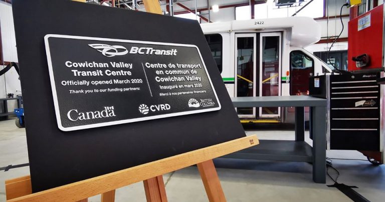 New Cowichan Regional Transit Operations Facility Opens