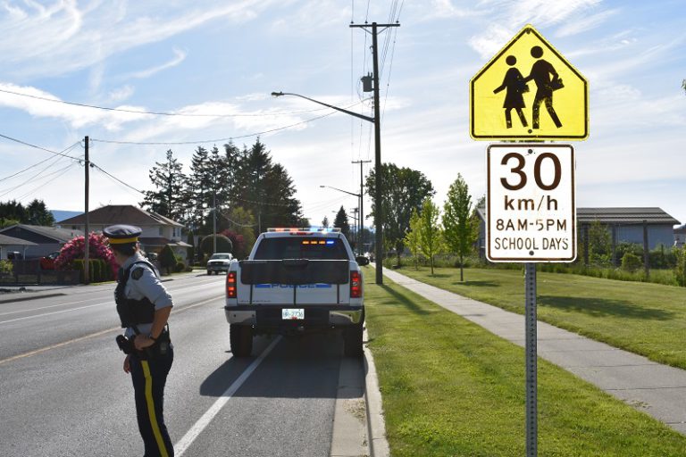 RCMP Remind Drivers that School Zones are in Effect