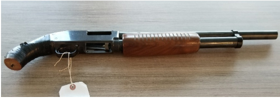 Seizure of Firearms Includes Sawed-Off Shotgun