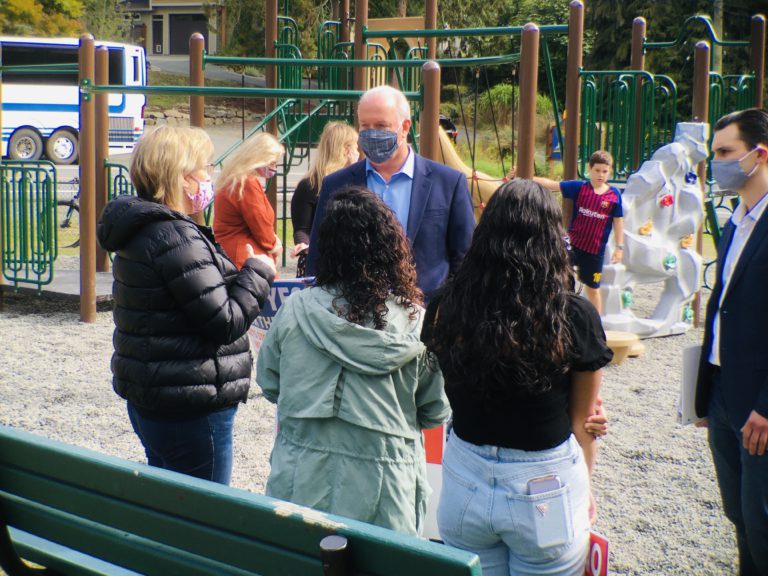VIDEO: NDP Leader Confronted by Overdose Prevention Site Opponents