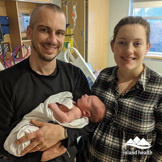 Vancouver Island’s New Year’s Baby Arrives in Nanaimo
