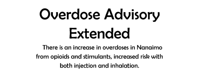 Island Health extends overdose advisories for four Island communities