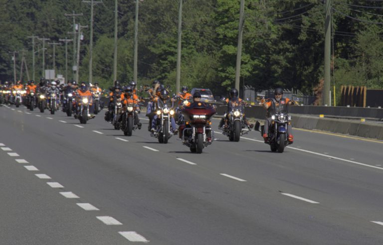 Bikers Ride to Remember the Children Found in Unmarked Graves in Kamloops