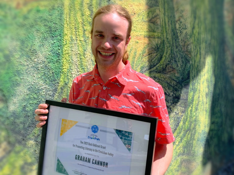 Graham Cannon Wins First Barb de Groot Literacy Grant