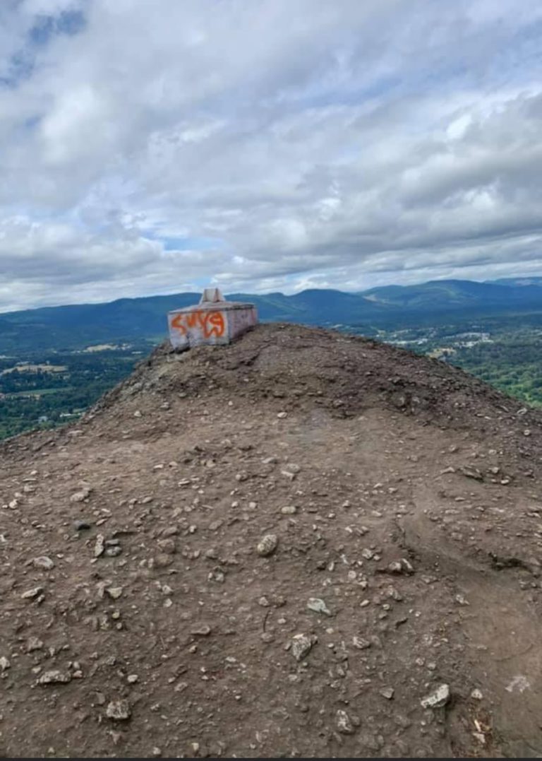 Cross Atop Mount Tzouhalem Removed in Act of Vandalism