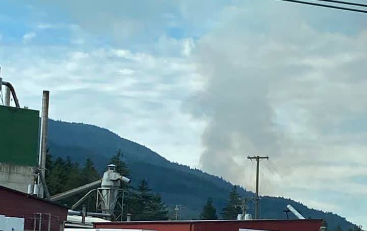 Wildfire Broken Out on North Slope of Mount Prevost