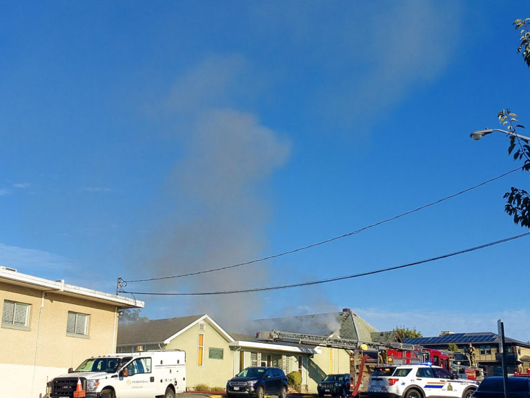 Fire Damages Church in Duncan