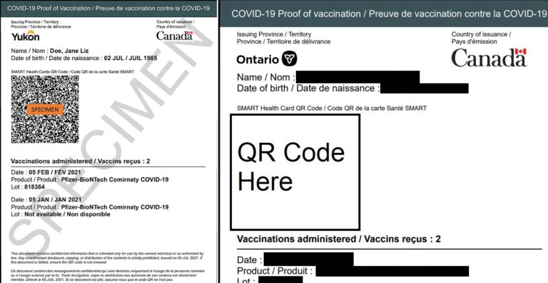 Feds Unveil Canada’s National Vaccine Passport