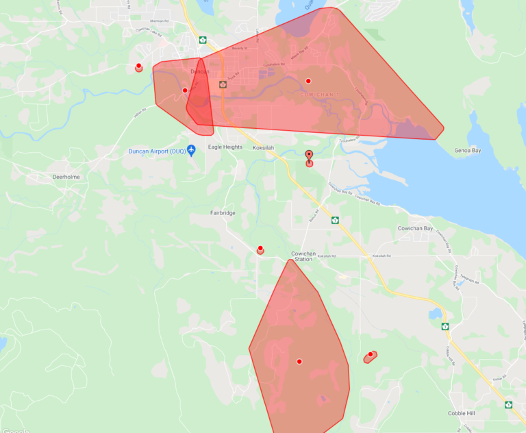 Power Outages Affect Thousands Across the Cowichan Valley