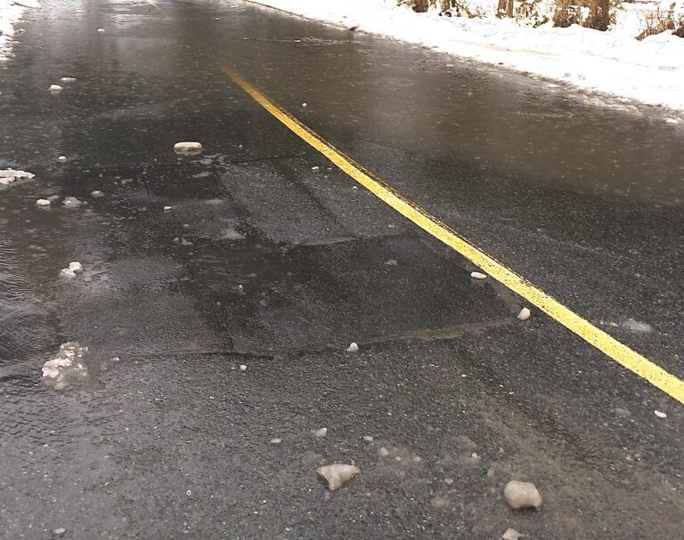 Flooding Closes Roads Near Crofton and Chemainus