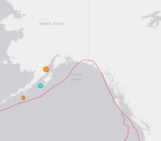 No tsunamis or damage from series of small earthquakes