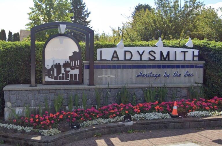 New Ladysmith crosswalks honour residential school survivors and veterans