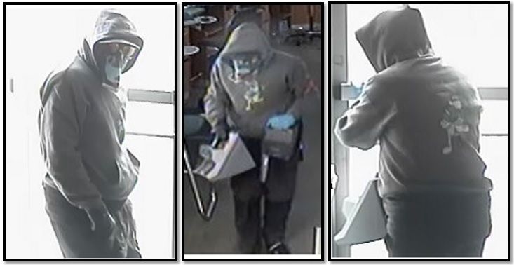 RCMP looking for suspect involved in bank break-in