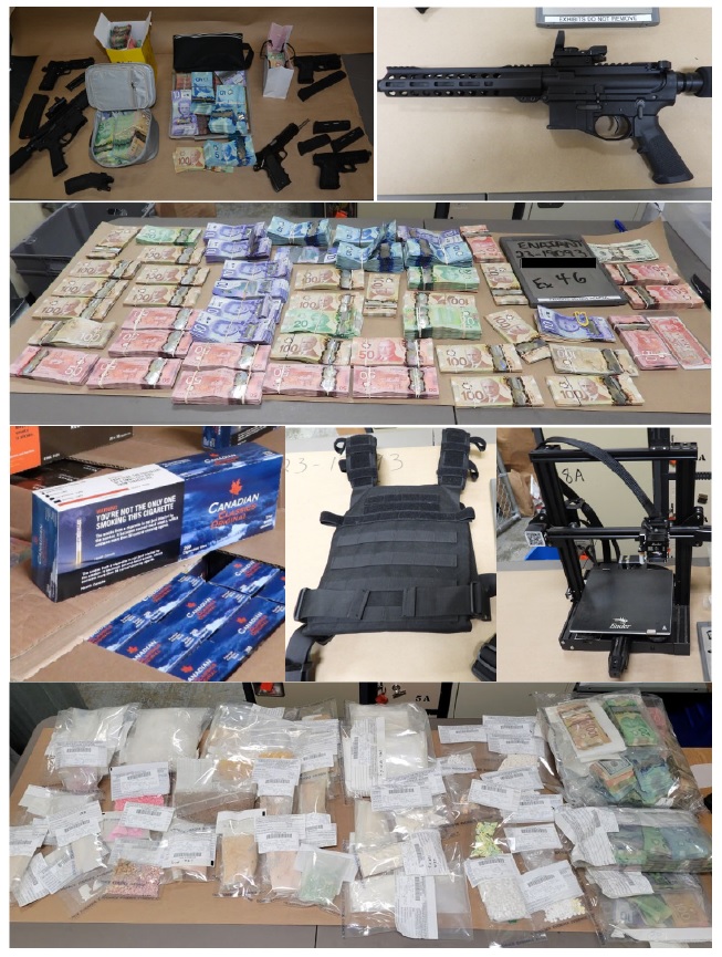 RCMP seize large supply of drugs, guns, and cash in multijurisdictional investigation