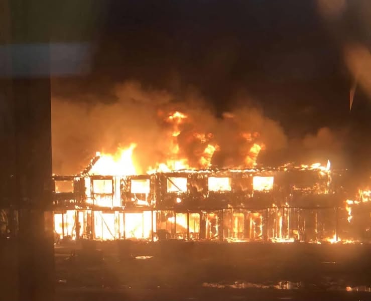 Families left homeless by fire on Penelakut Island