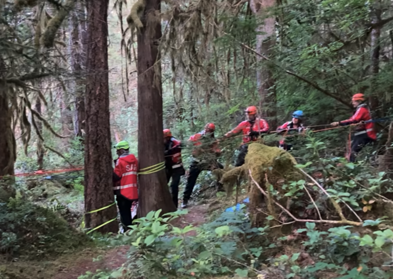Long cold night for 13-year old lost along Cowichan River